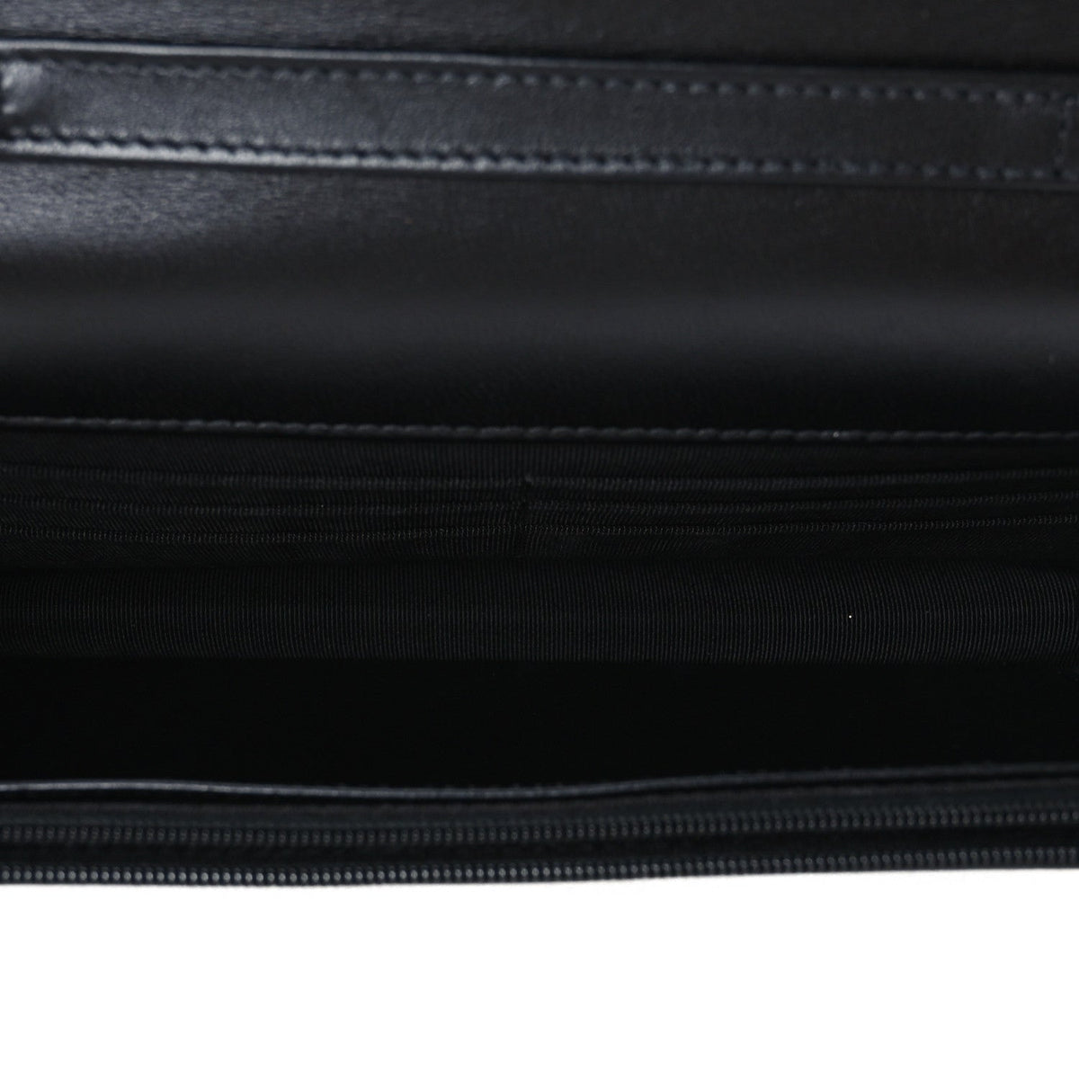 Lambskin Quilted Coco Charms Wallet On Chain Black