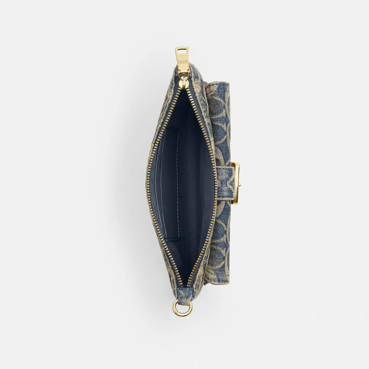 Coach Outlet Ashton Wristlet In Signature Regenerative Cotton Denim
