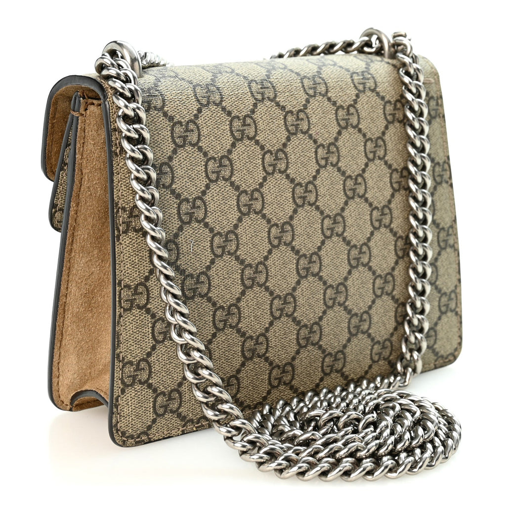 GG Supreme Monogram Mini Dionysus Shoulder Bag Taupe