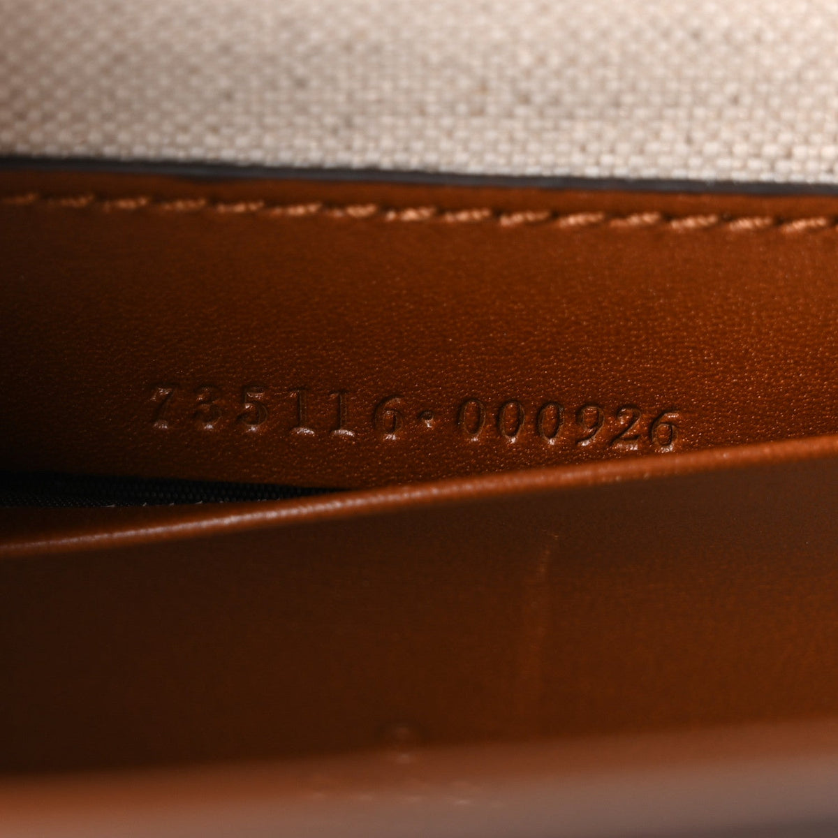 New Canvas Charisma Calfskin Crystal GG Monogram Small Bamboo 1947 Top Handle Bag Camel Ebony