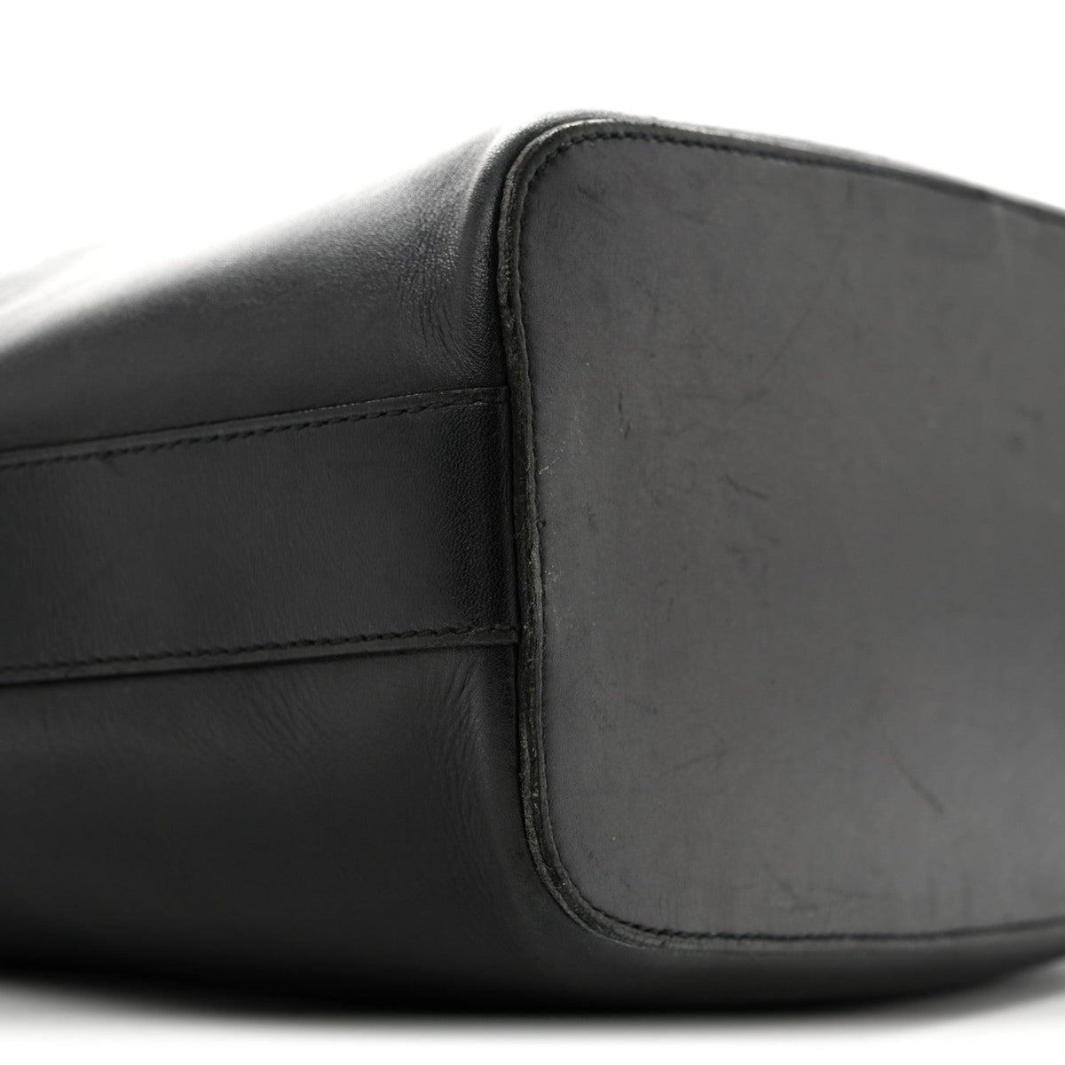 Calfskin GG Small Clasp Hobo Black