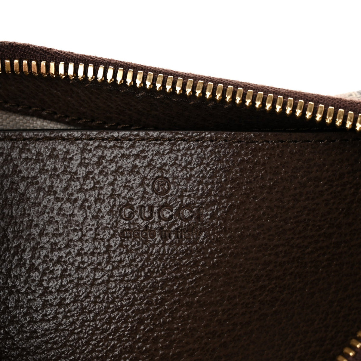 GG Supreme Monogram Textured Dollar Calfskin Small Ophidia Hobo Beige Ebony New Acero