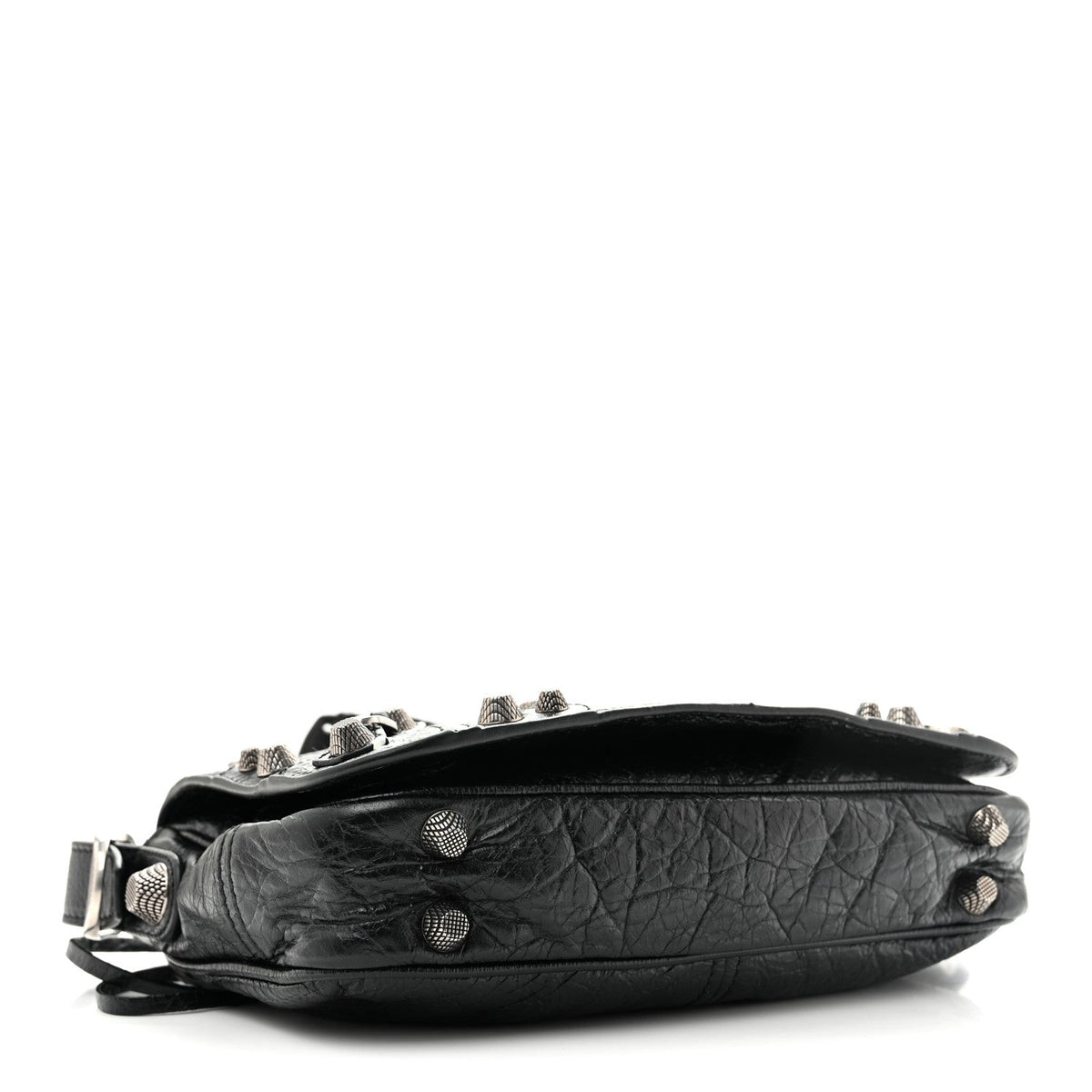 Agneau Arena Lunar New Year Graffiti Logo XS Le Cagole Flap Bag Black