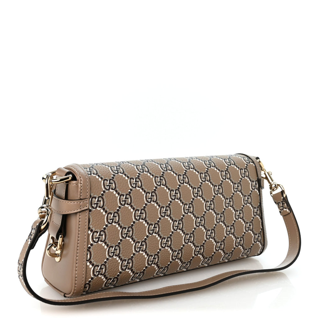 GG Shadow Monogram Small Luce Shoulder Bag Beige