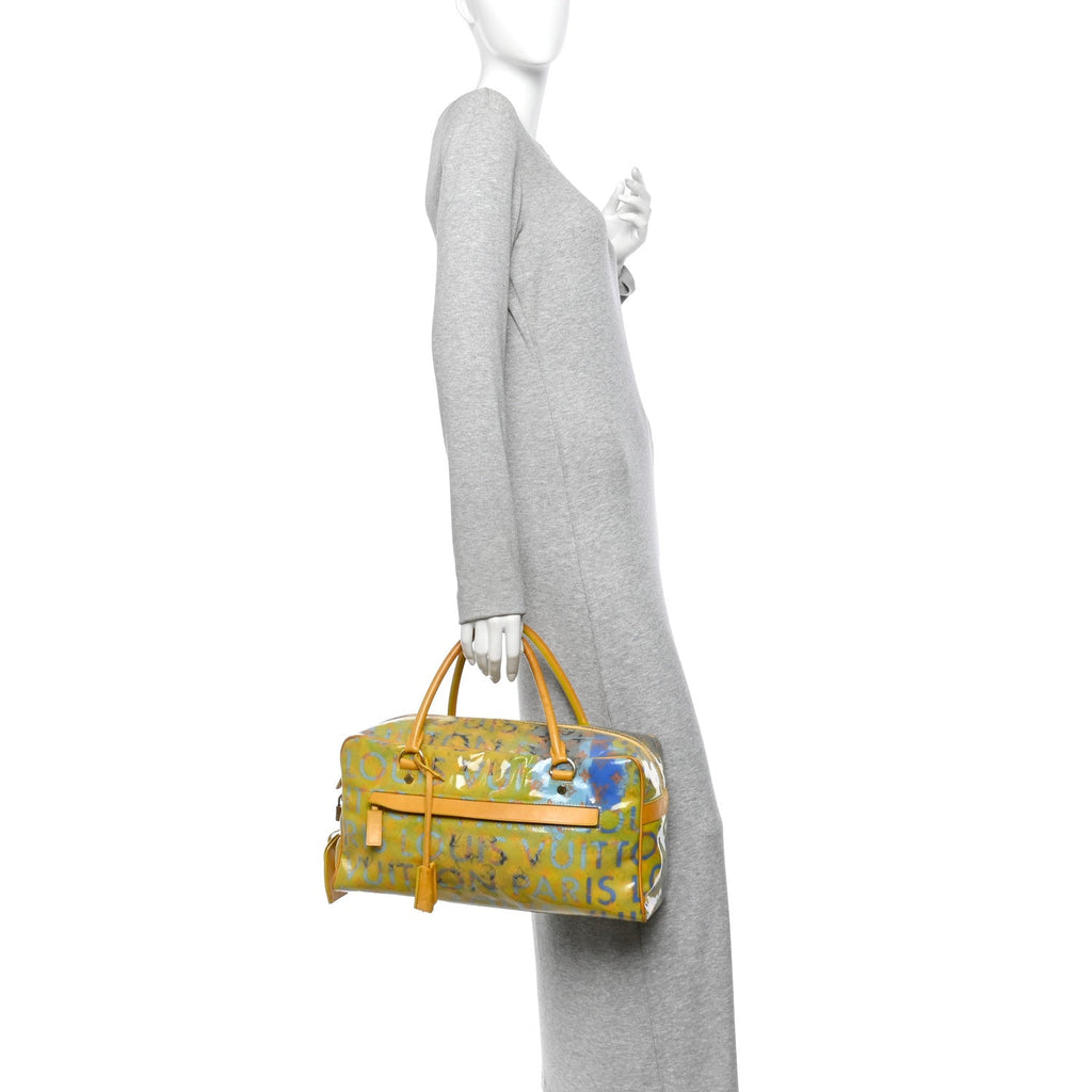 Monogram Pulp Defile Weekender PM Yellow