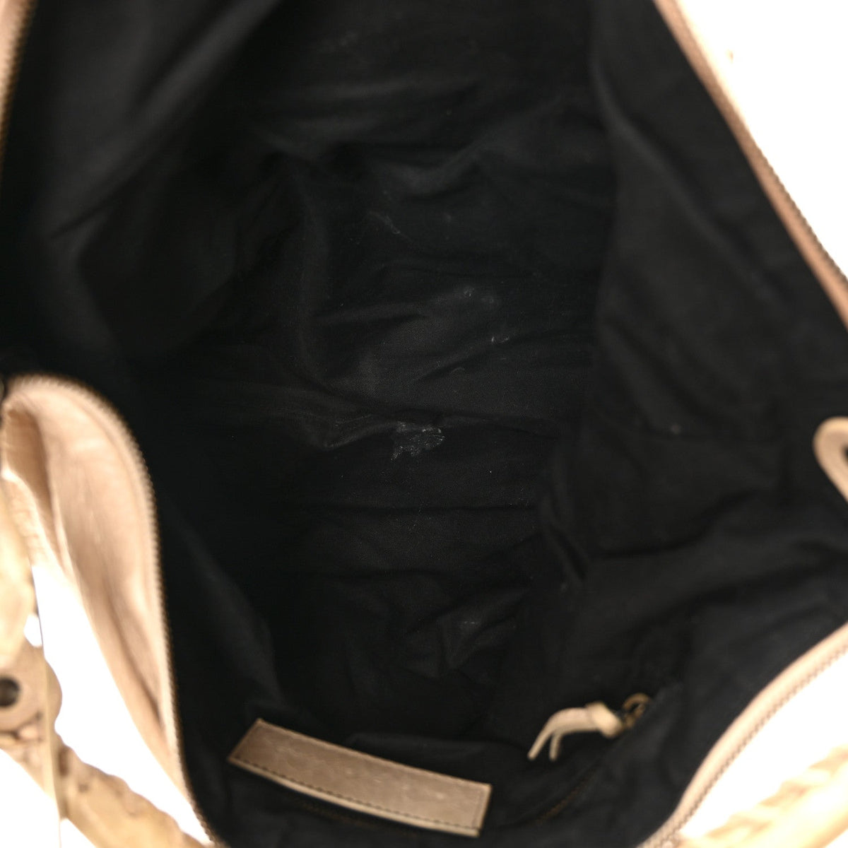 Agneau Classic Hardware Day Hobo Beige