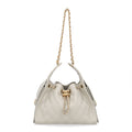 Caviar Quilted Small Chanel 25 Handbag Light Grey