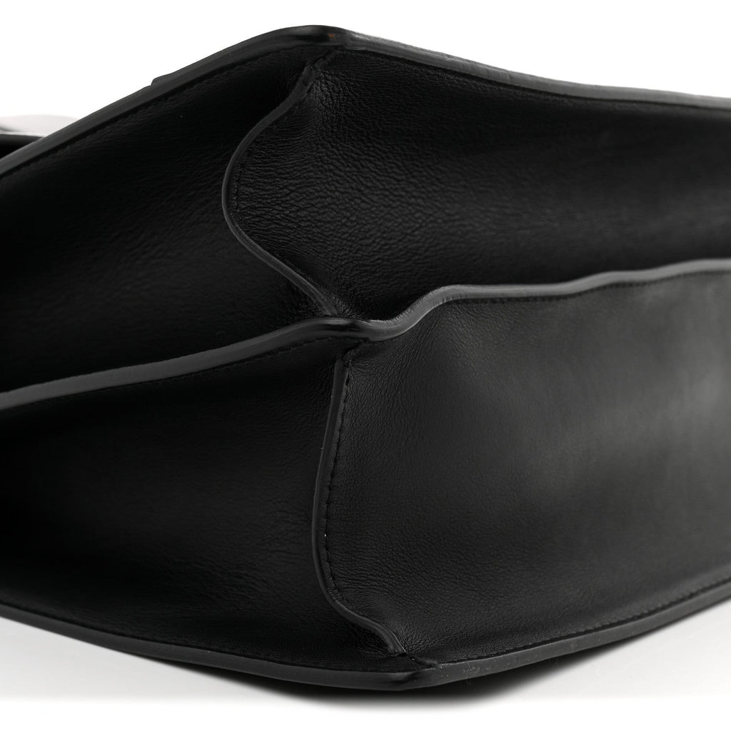 Calfskin Bamboo Web Large Dionysus Top Handle Bag Black Bright Evergreen Hibiscus Red