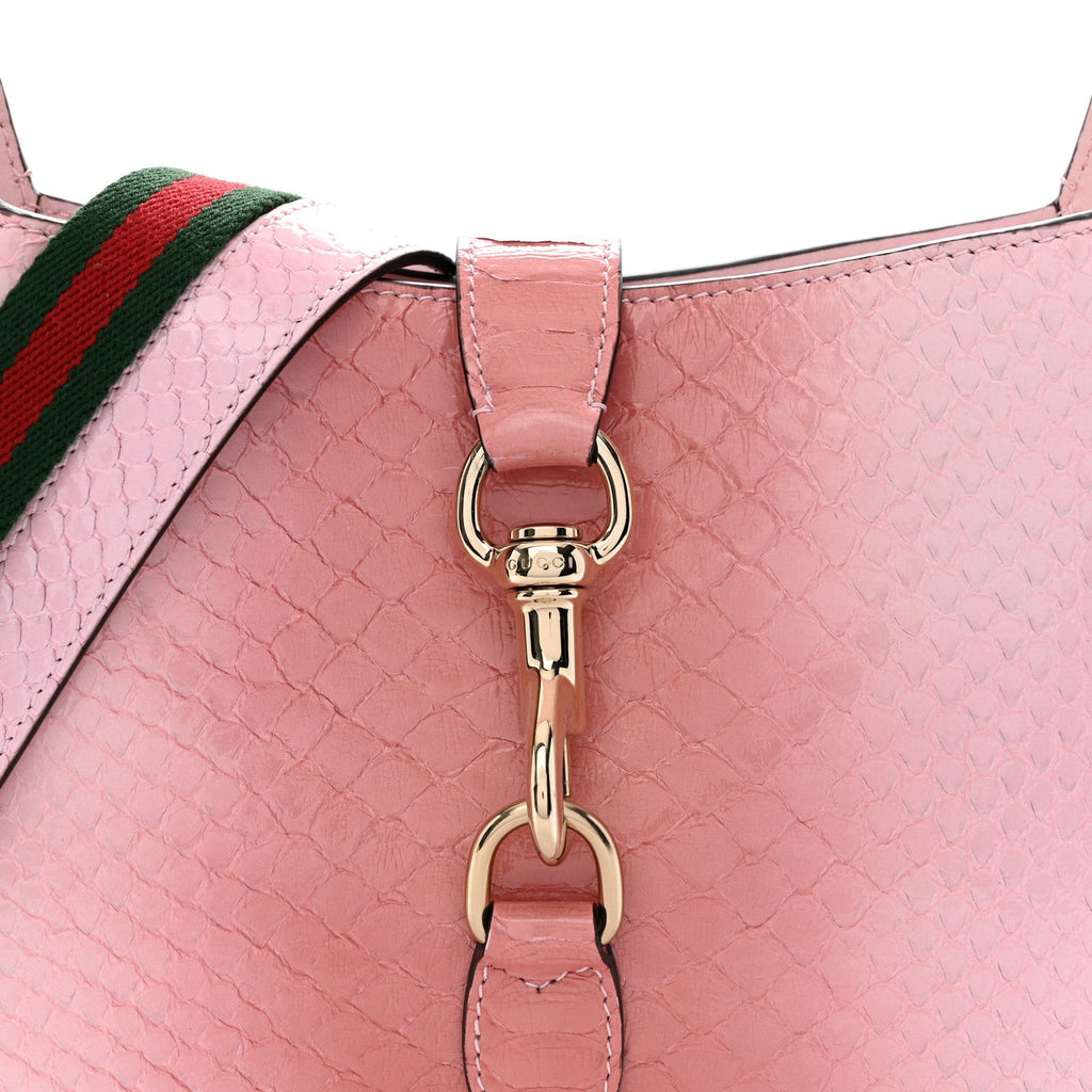 Snakeskin Web Small Jackie 1961 Hobo Pink