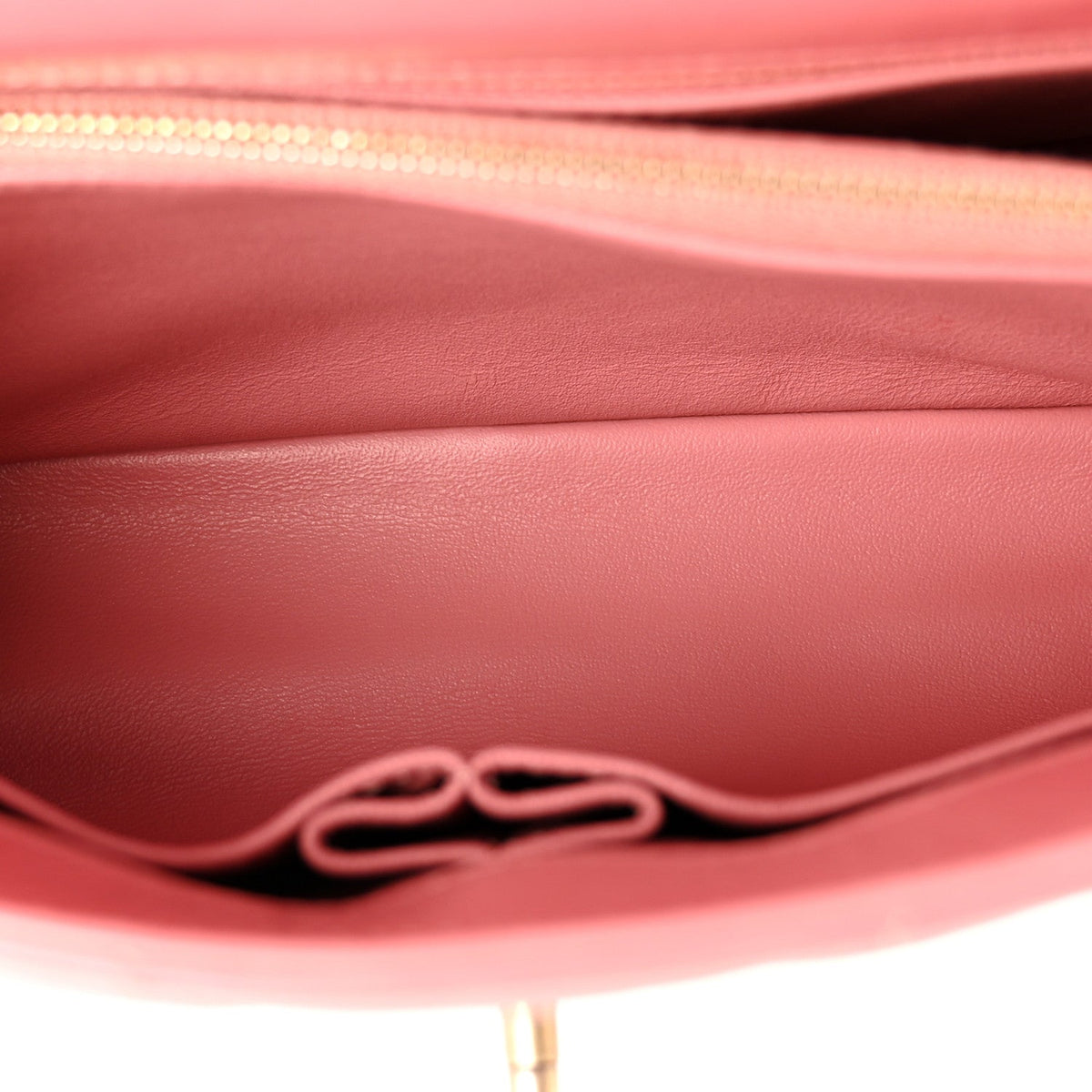 Calfskin Lizard Chevron Quilted Small Coco Handle Flap Pink