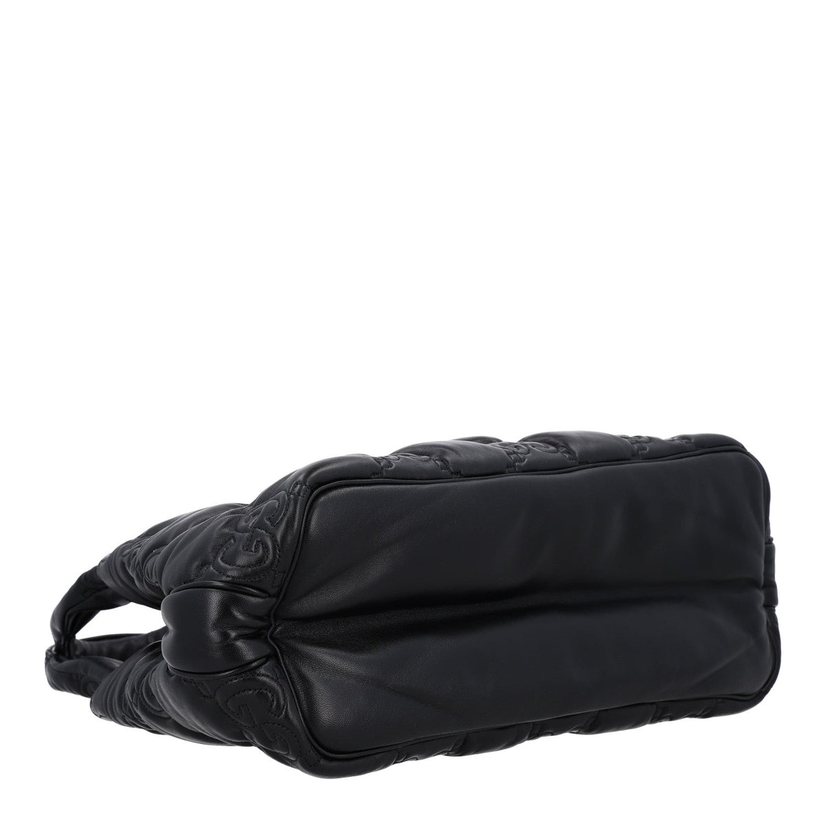 Calfskin GG Matelasse Large Tote Black