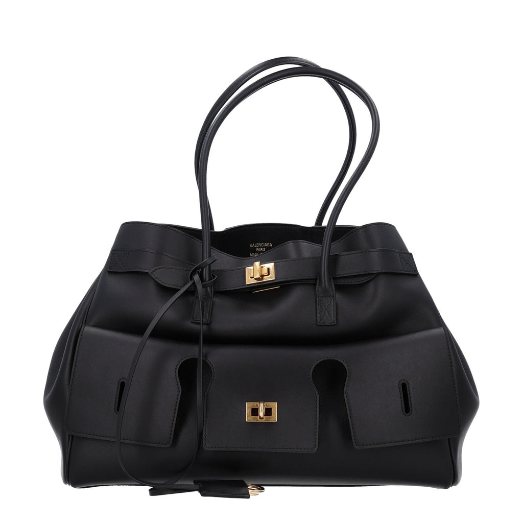 Smooth Calfskin Medium Bel Air Carry All Bag Black