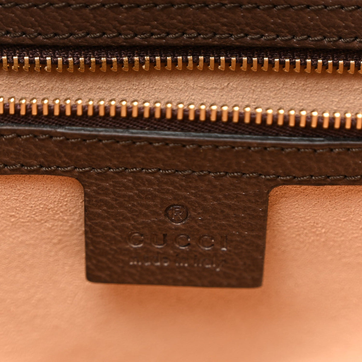 GG Supreme Monogram Medium Ophidia Shopping Tote Brown