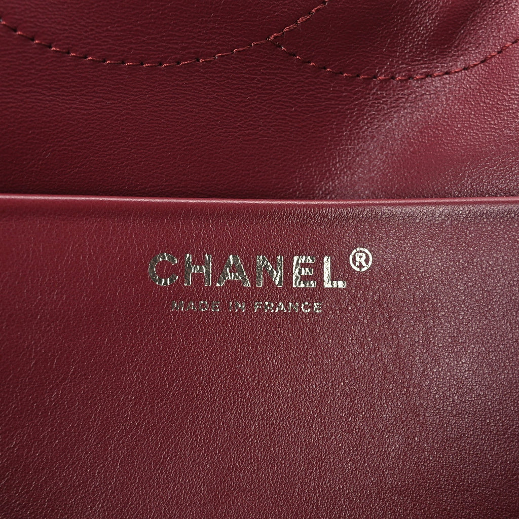 Grained Calfskin Small Souplissimo Maxi Flap Camel