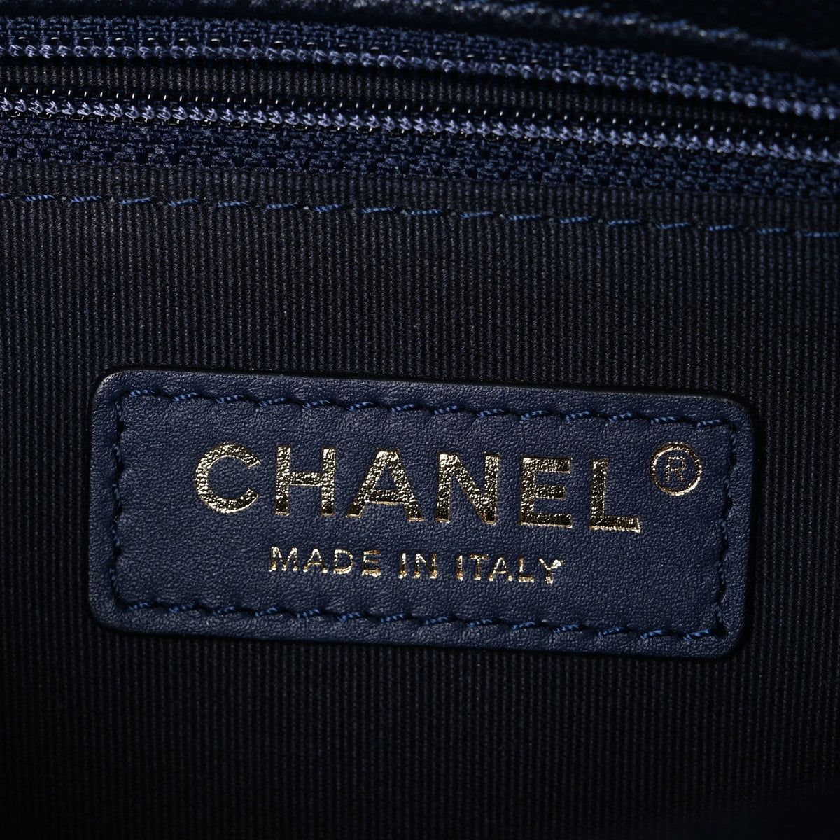 Caviar Quilted Mini CC You Flap Navy