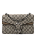 GG Supreme Monogram Small Dionysus Shoulder Bag Taupe
