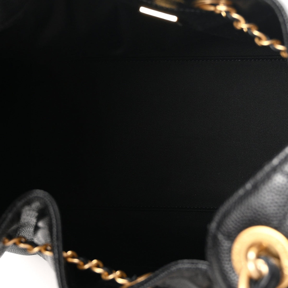Caviar Quilted Small Chanel 25 Handbag Black