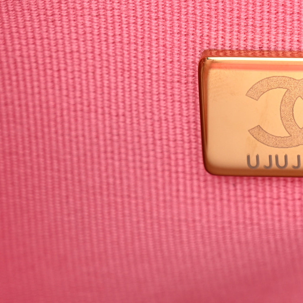 Caviar Quilted Mini Messenger Flap Light Pink