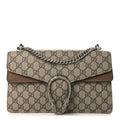 GG Supreme Monogram Small Dionysus Shoulder Bag Taupe