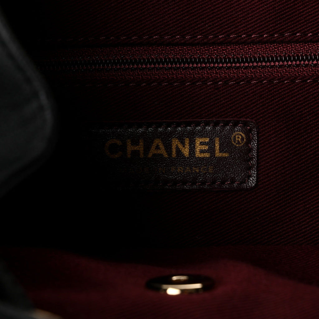 Caviar Quilted Business Affinity Backpack Black
