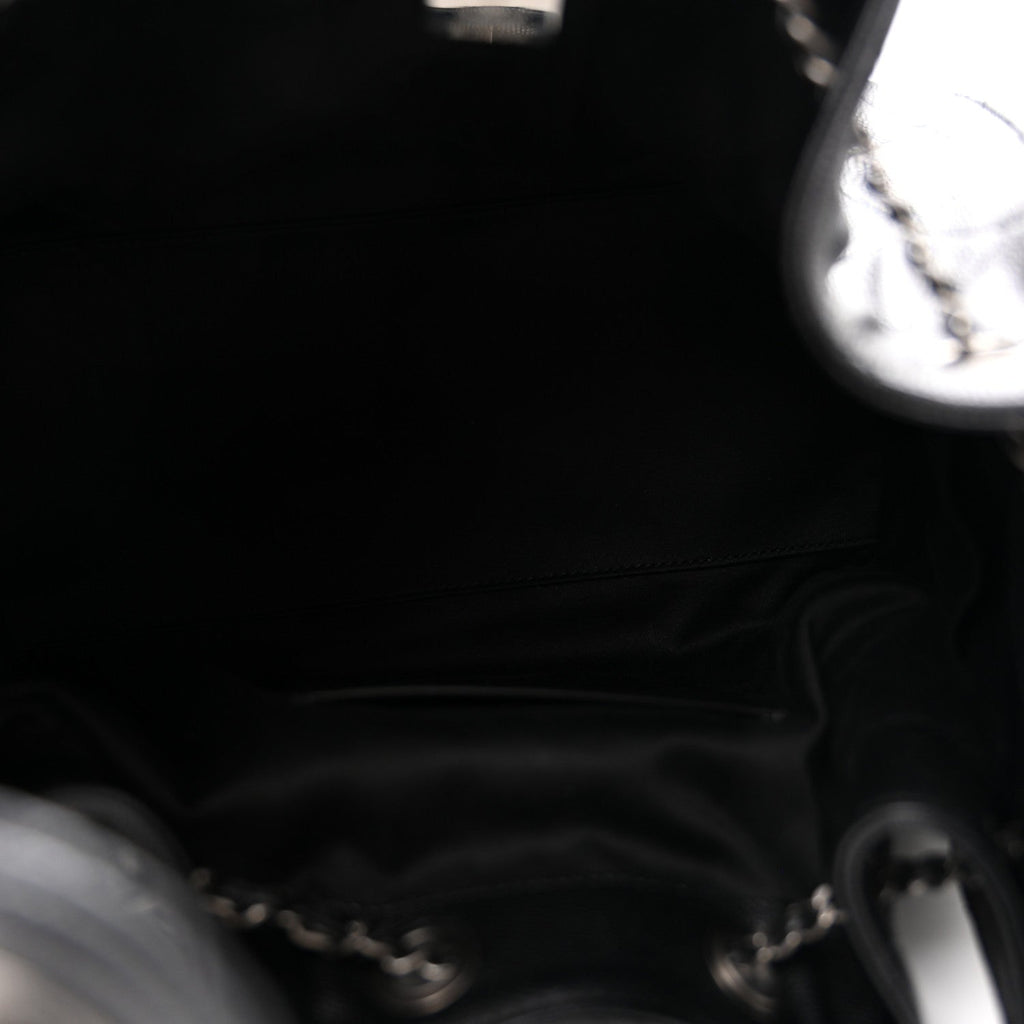 Caviar Quilted Small Chanel 25 Handbag Black