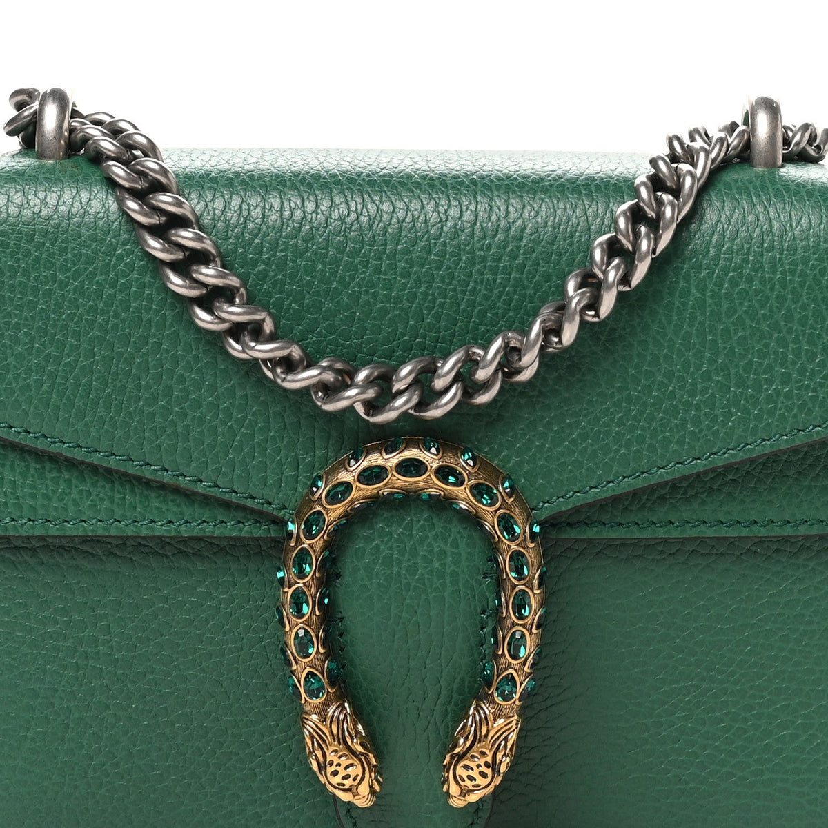 Calfskin Mini Dionysus Shoulder Bag Emerald