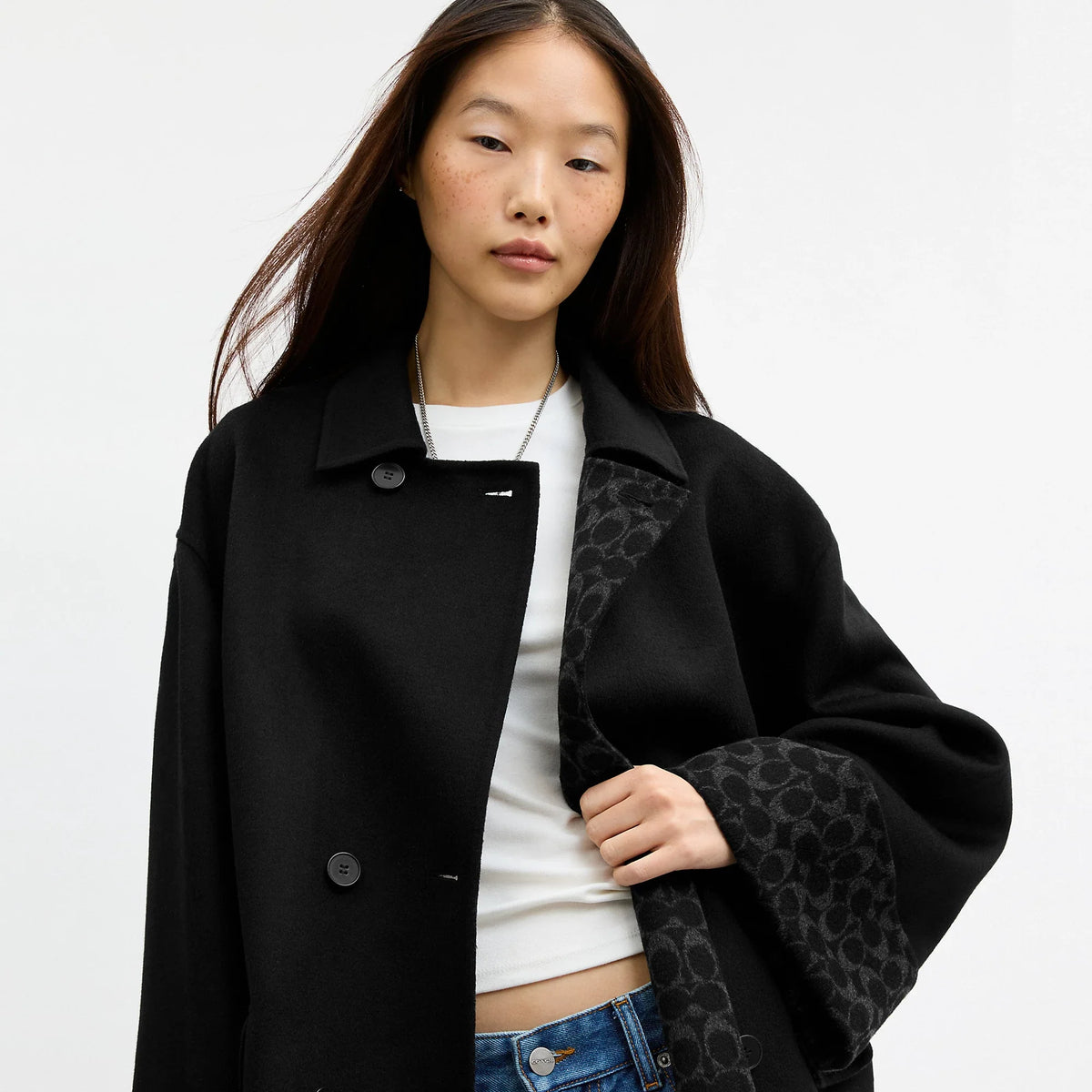 Coach Outlet Signature Swing Coat