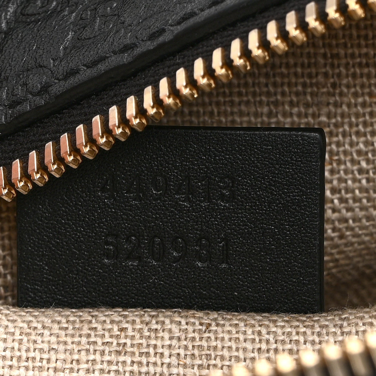 Microguccissima Mini Bree Messenger Bag Black