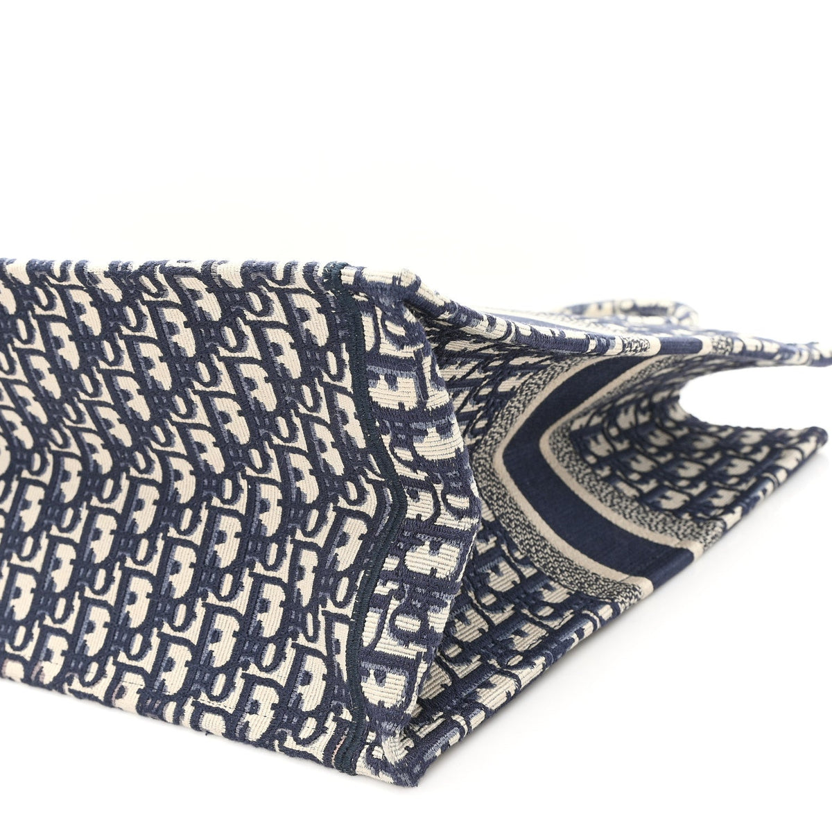 Oblique Large Book Tote Blue Multicolor