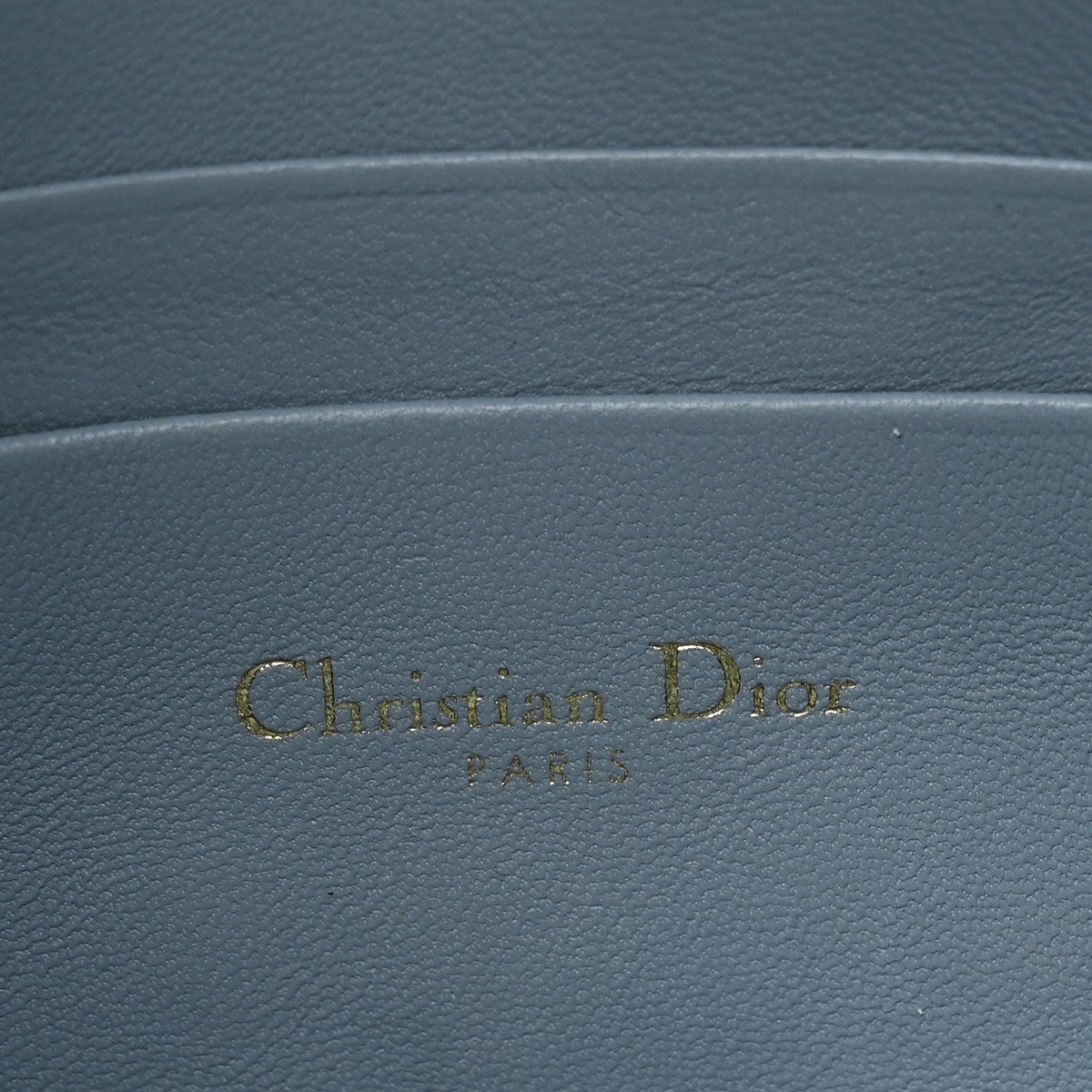 Lambskin Macrocannage Mini Dior Caro Bag Cloud Blue