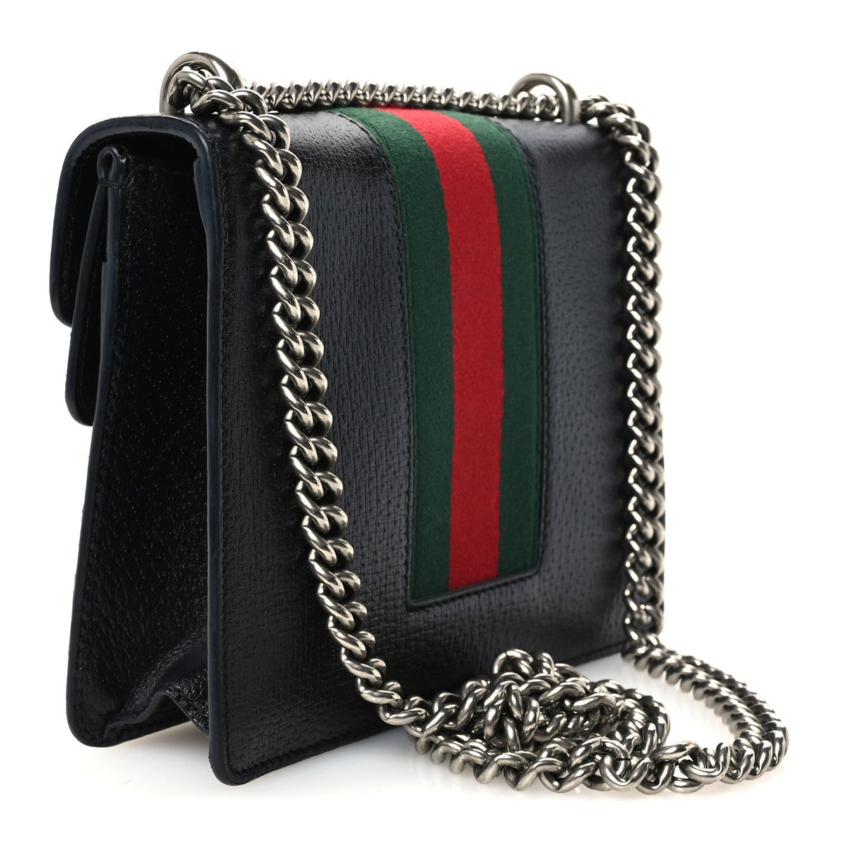 Calfskin Web Mini Dionysus Shoulder Bag Black