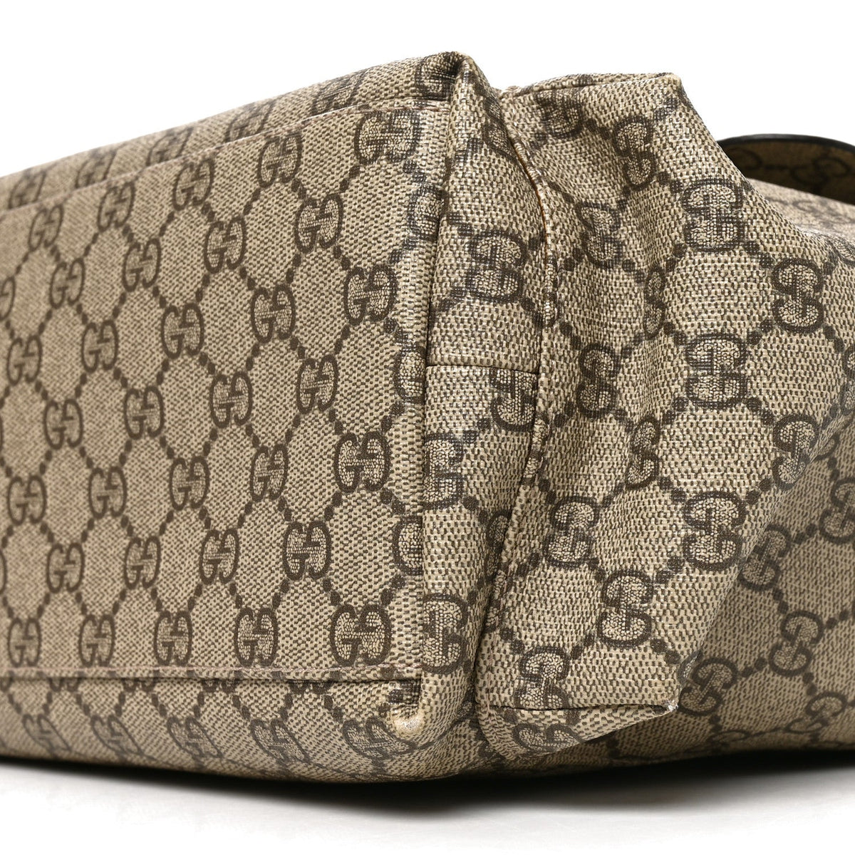 GG Plus Monogram Messenger Diaper Bag Dark Brown