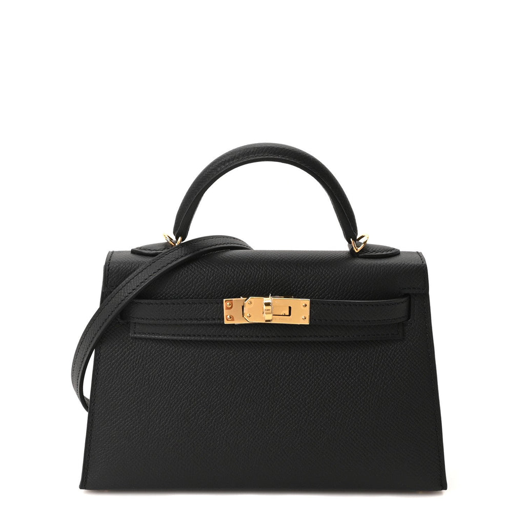 Epsom Mini Kelly Sellier 20 Black