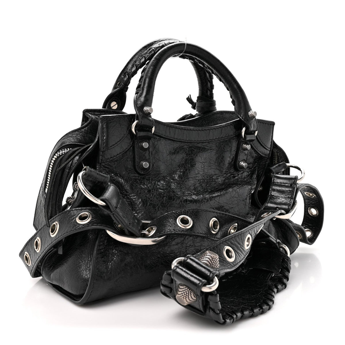 Agneau Arena Neo Cagole Handbag XS Black