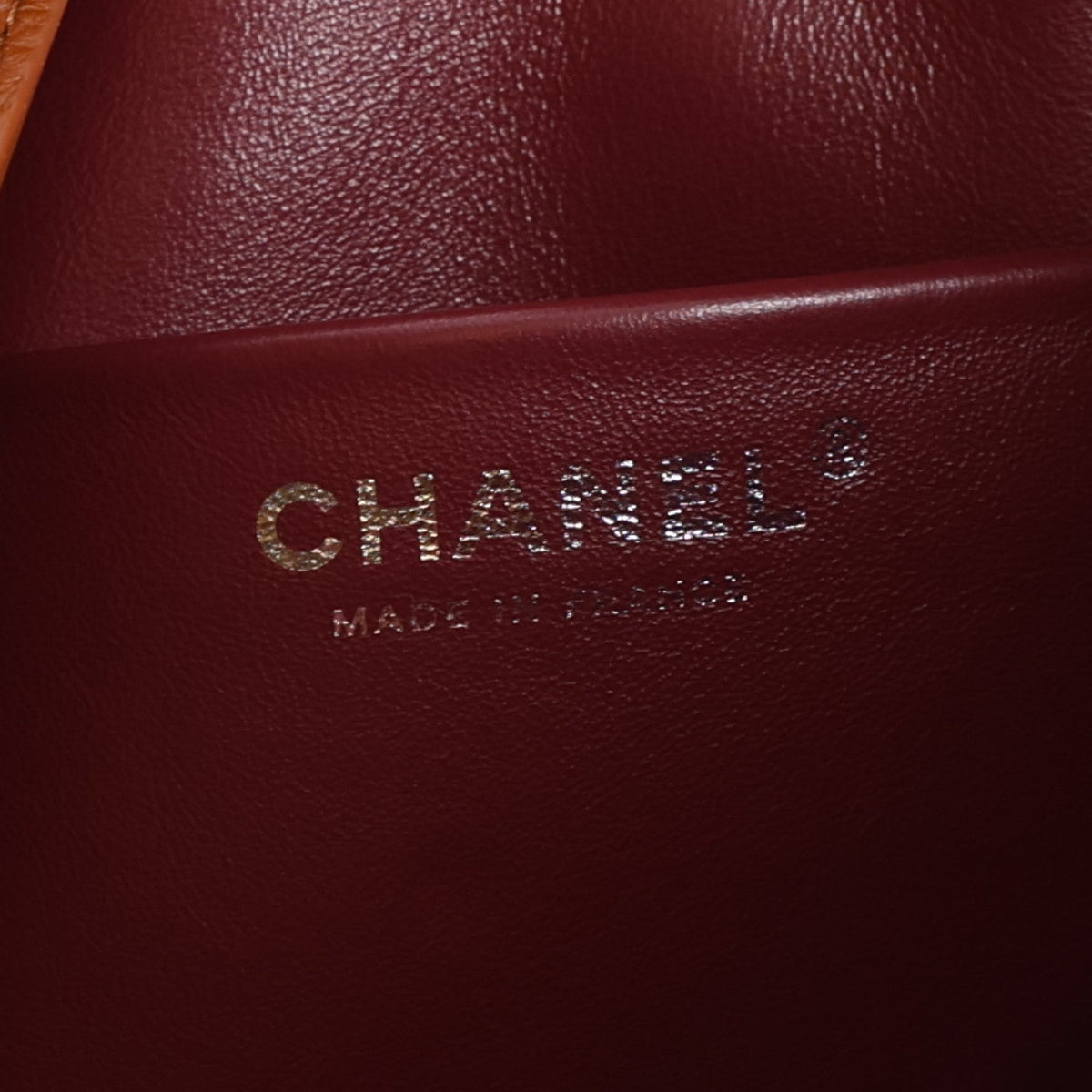Grained Calfskin Souplissimo Maxi Flap Camel