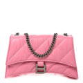Crushed Calfskin Quilted XS Crush Chain Bag Sweet Pink