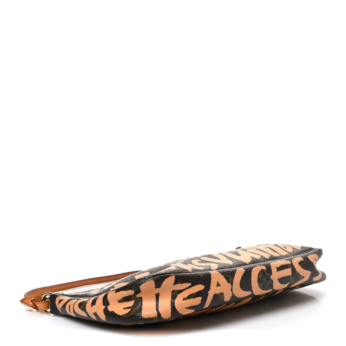 Monogram Graffiti Pochette Accessories Peach