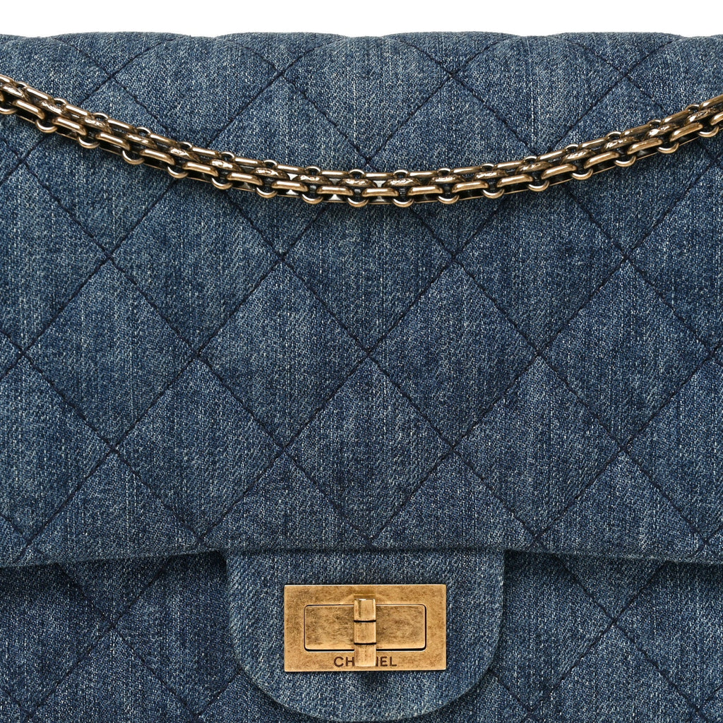 Denim Quilted 2.55 Reissue 227 Flap Blue
