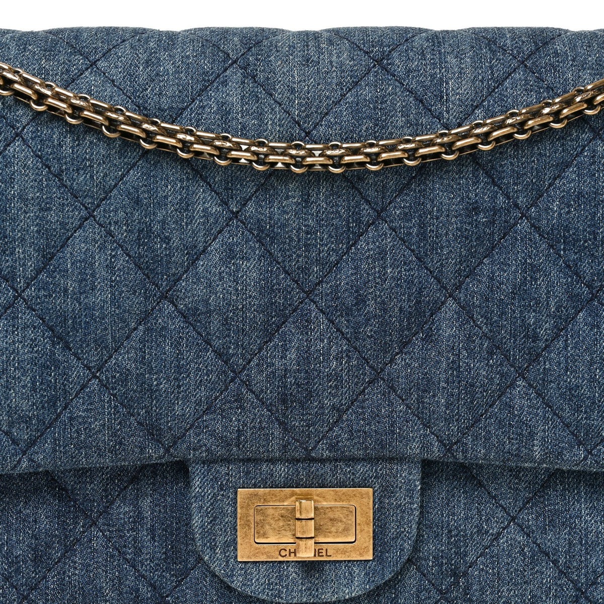 Denim Quilted 2.55 Reissue 227 Flap Blue
