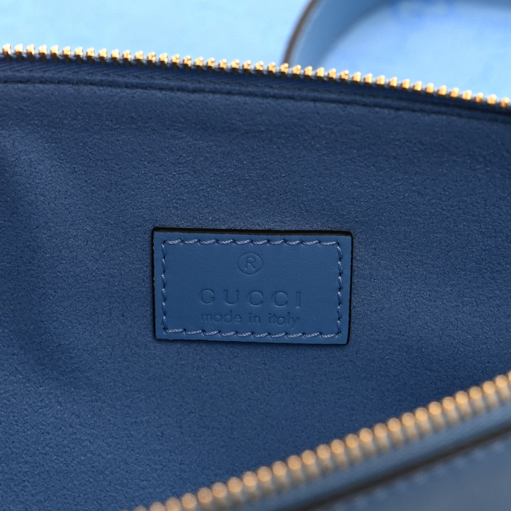 GG Monogram Medium Totissima Shopping Tote Light Blue