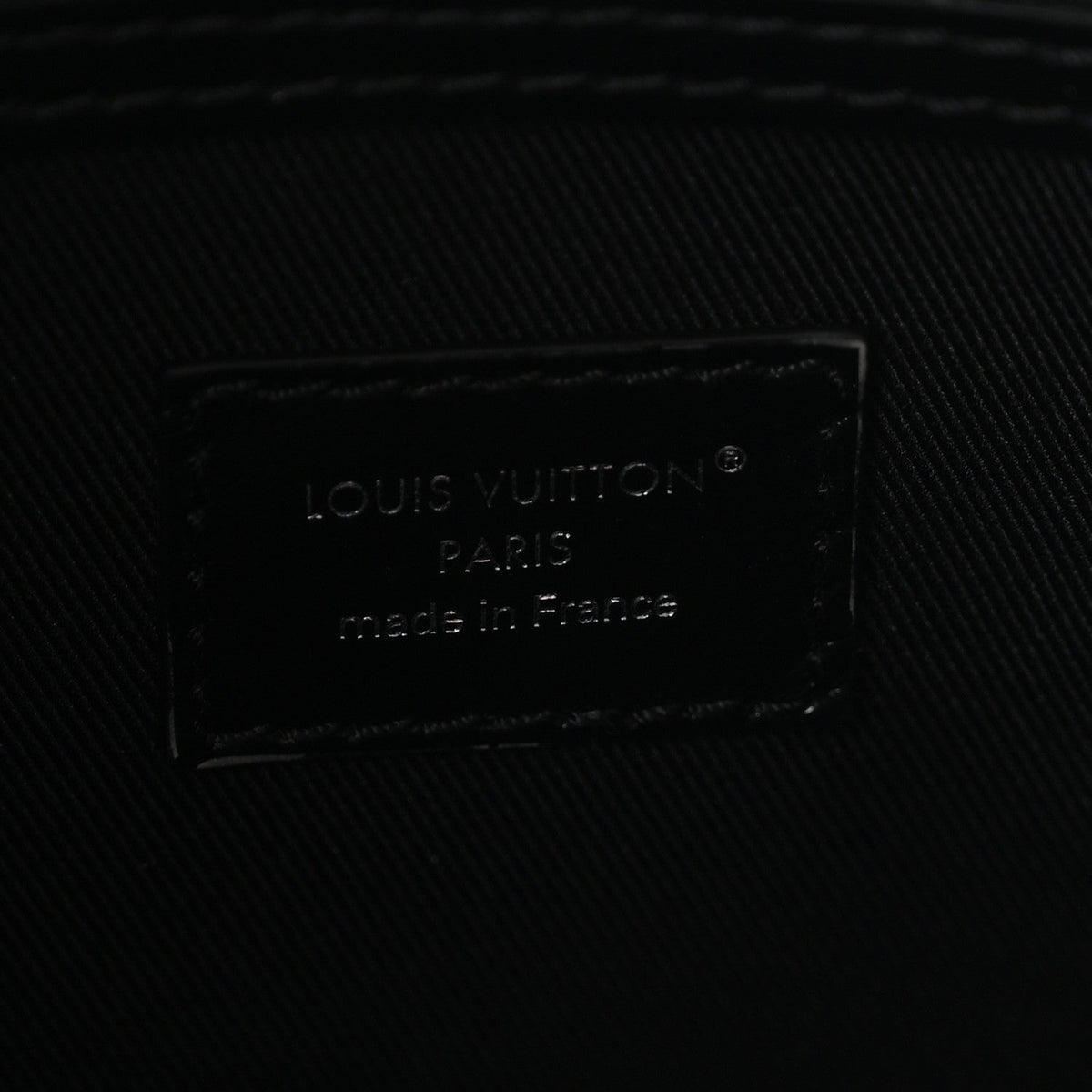 LV Night Calfskin Vagabond Hobo Black