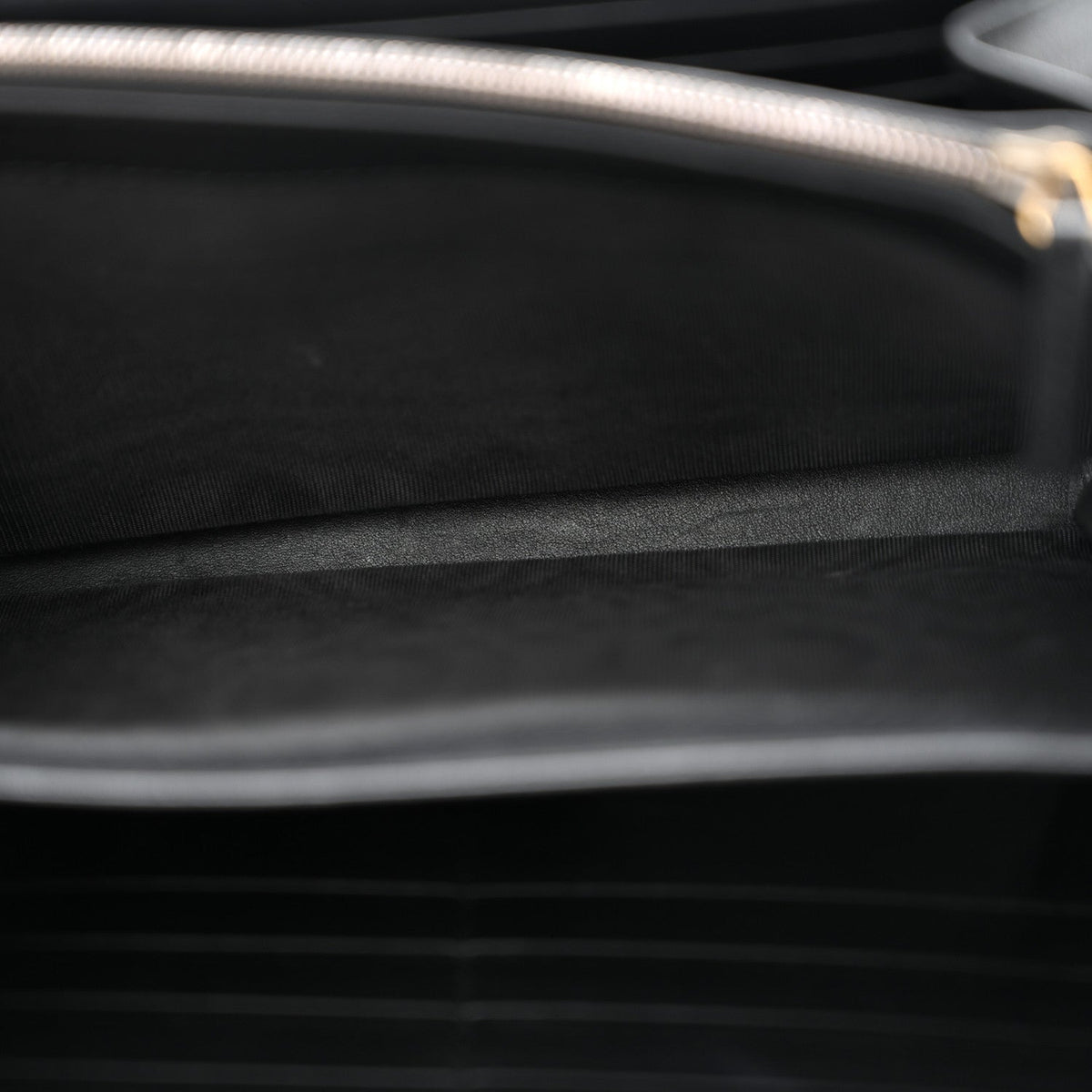 Velvet Matelasse GG Marmont Chain Wallet Black