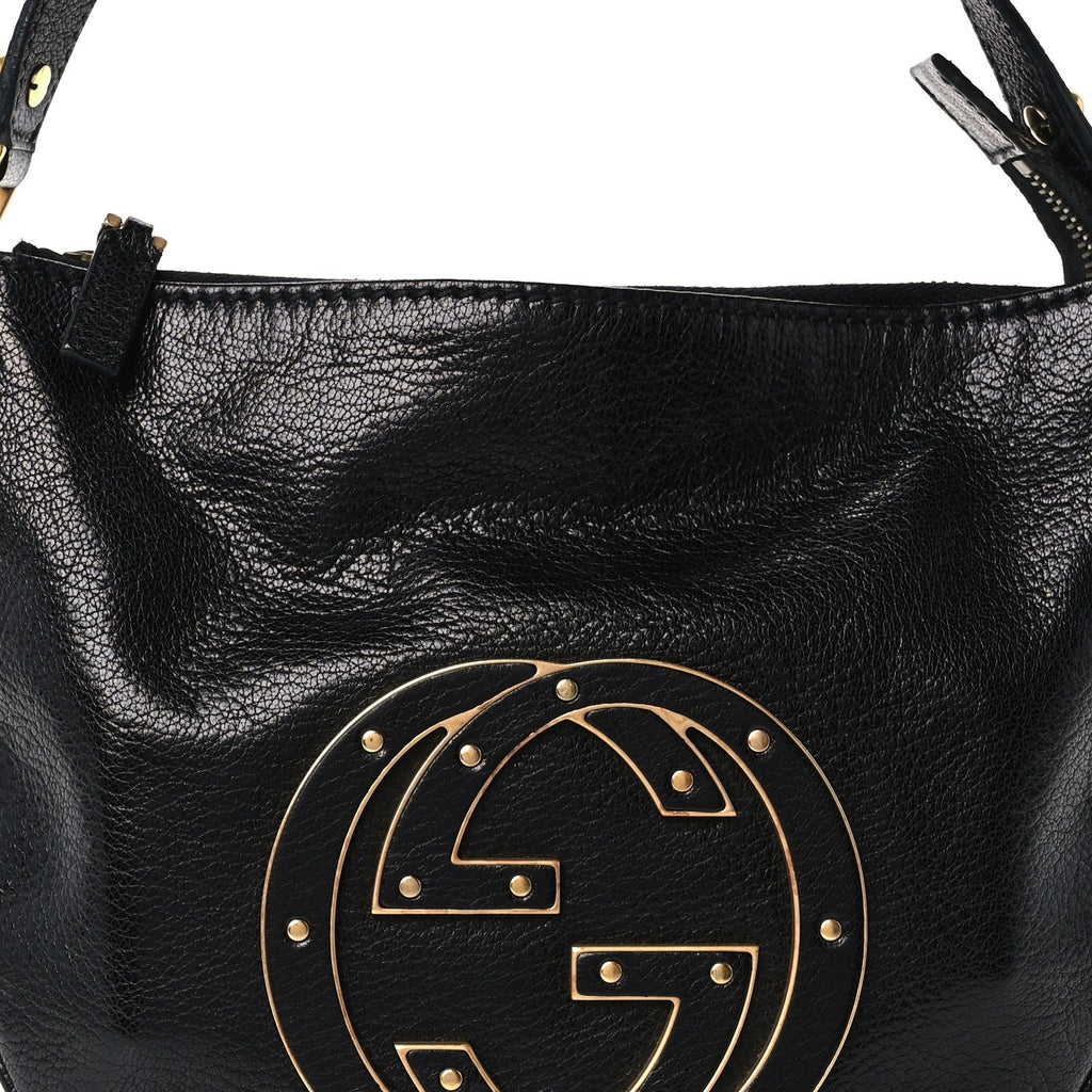Calfskin Small Blondie Hobo Black
