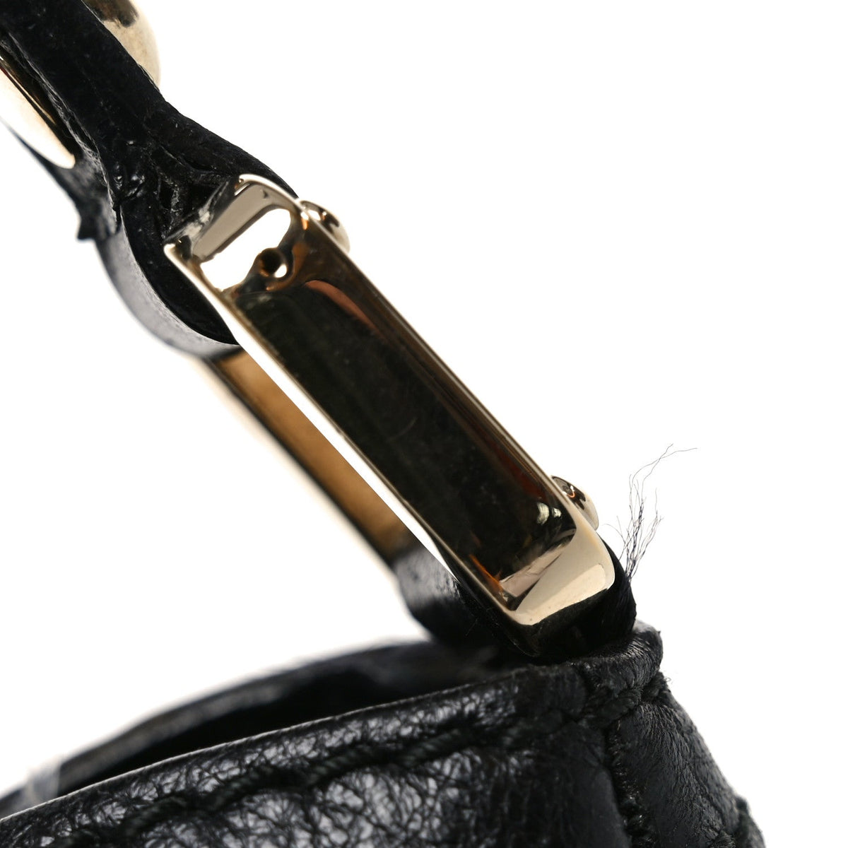 Monogram Large New Ladies Web Hobo Black