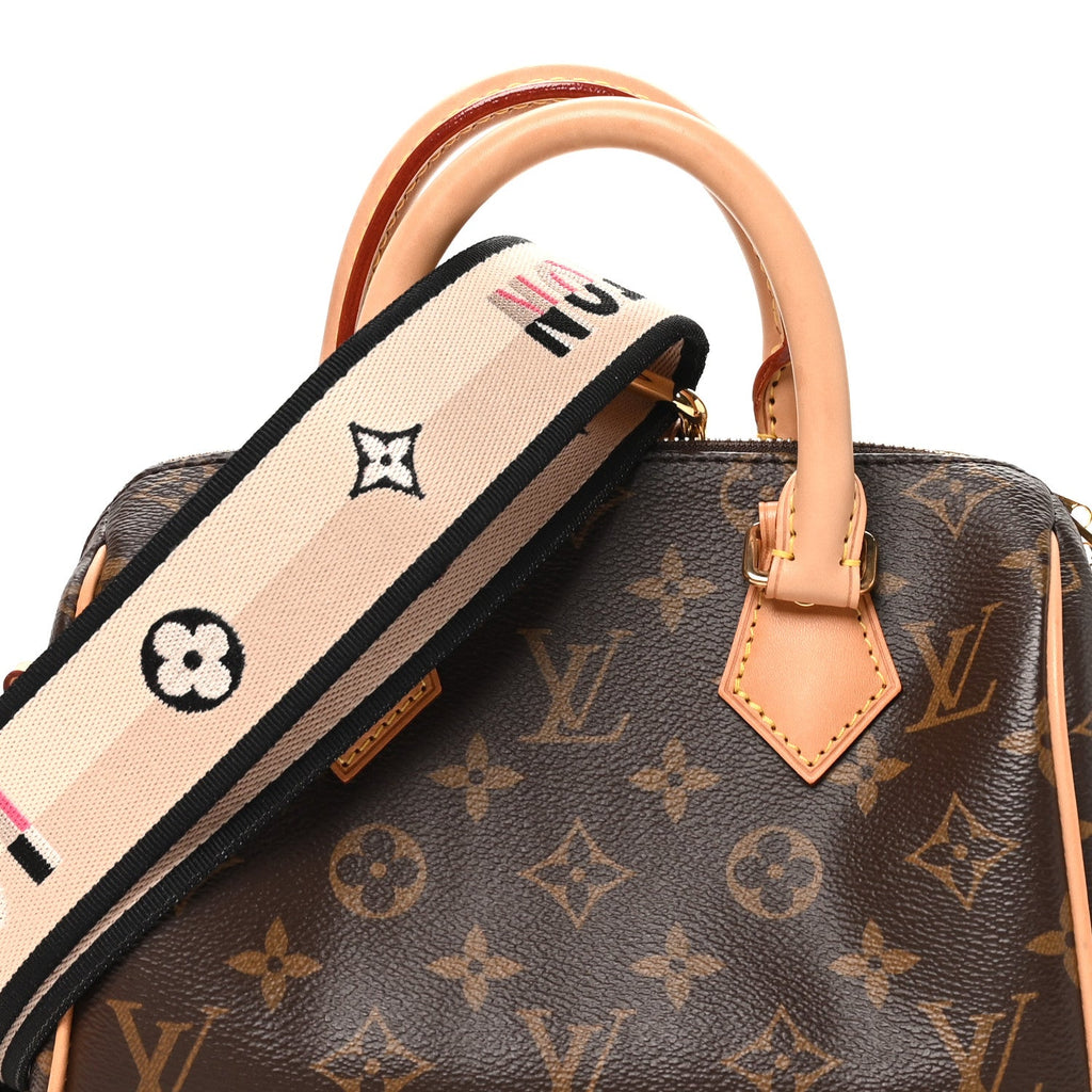 Monogram Speedy Bandouliere 20 Black