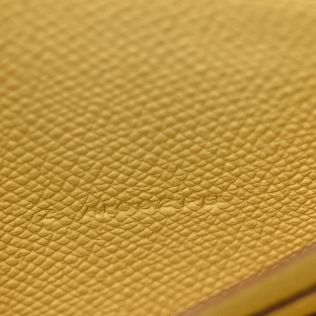 Epsom Constance Long Wallet To Go Wallet Jaune Poussin