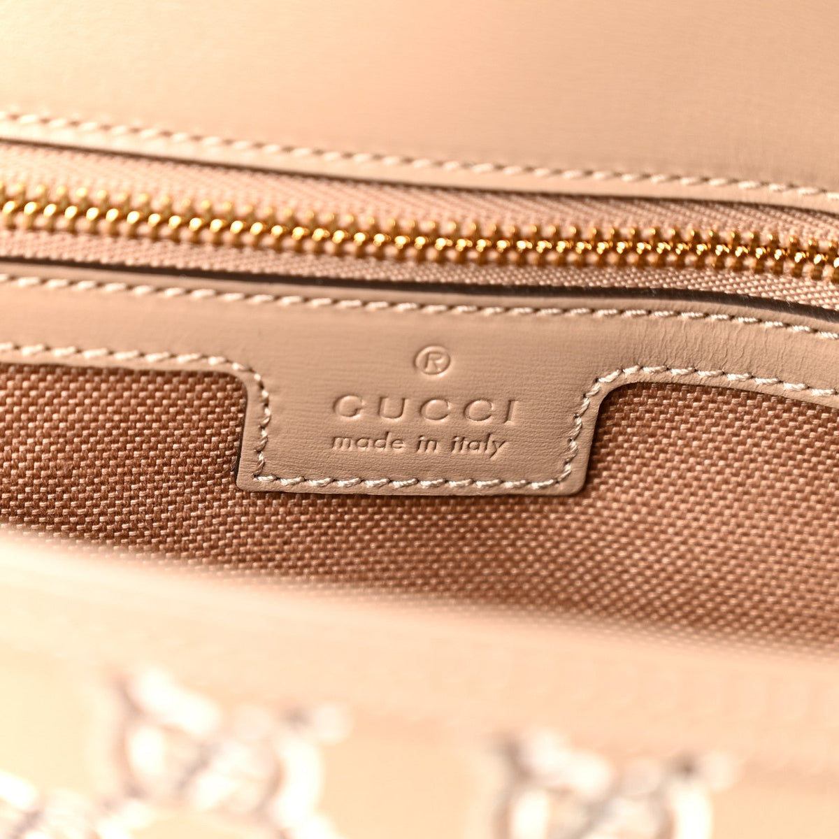 GG Shadow Monogram Small Luce Shoulder Bag Beige