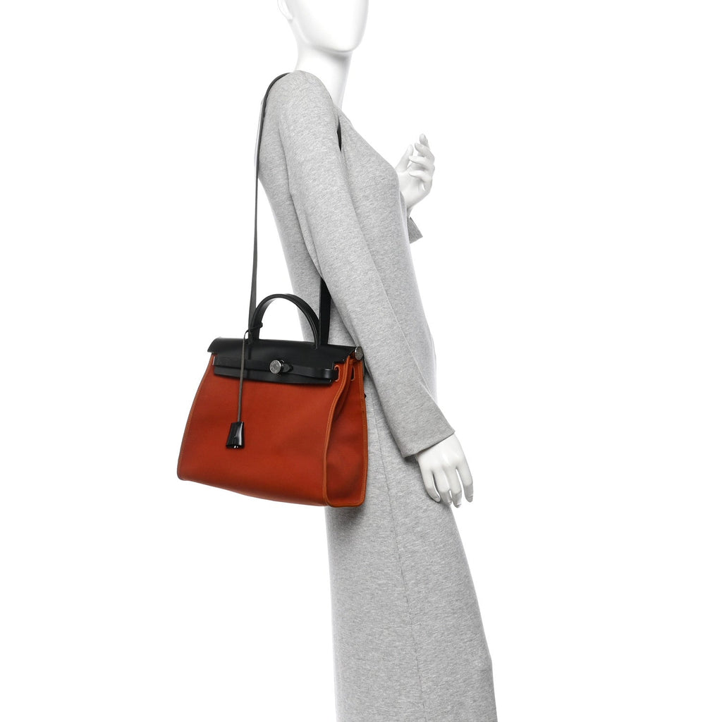 Toile Officier Vache Hunter Herbag Zip 31 PM Rouge H Black