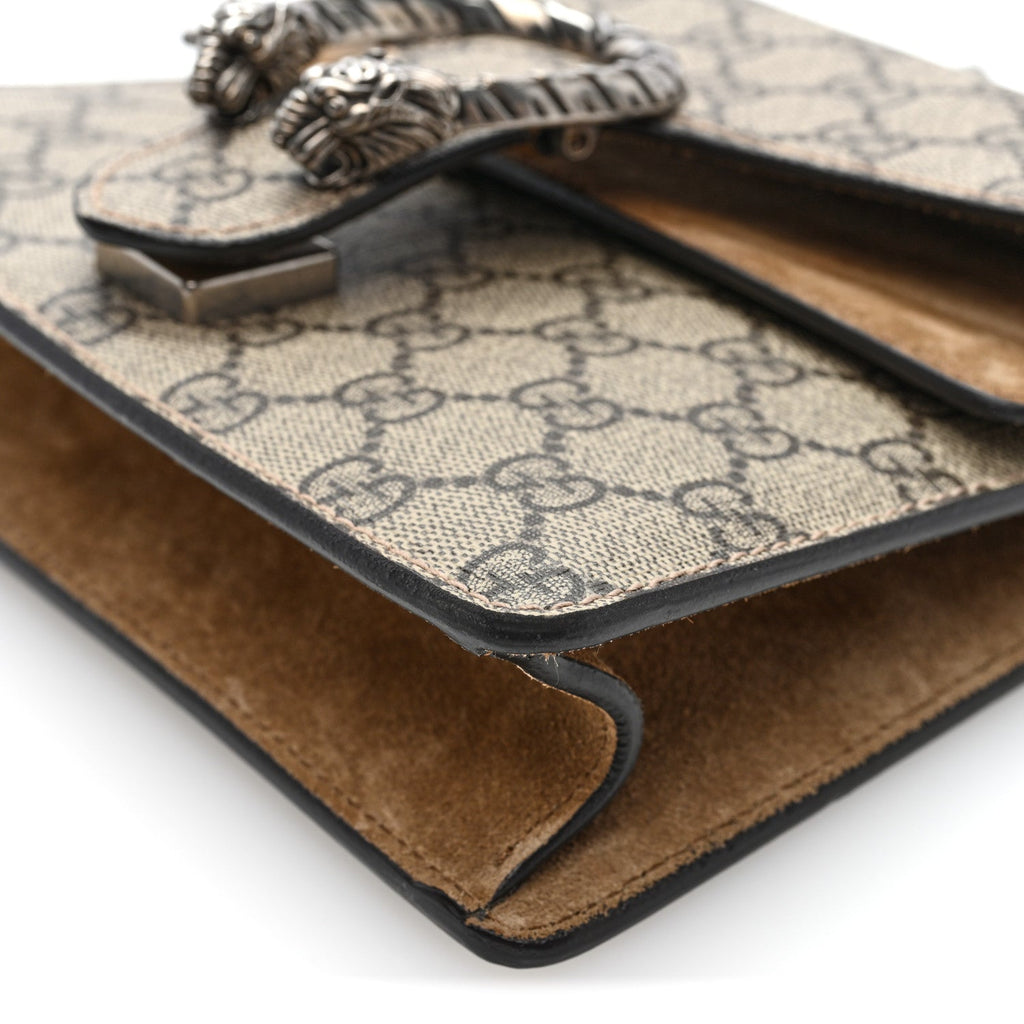GG Supreme Monogram Mini Dionysus Shoulder Bag Taupe