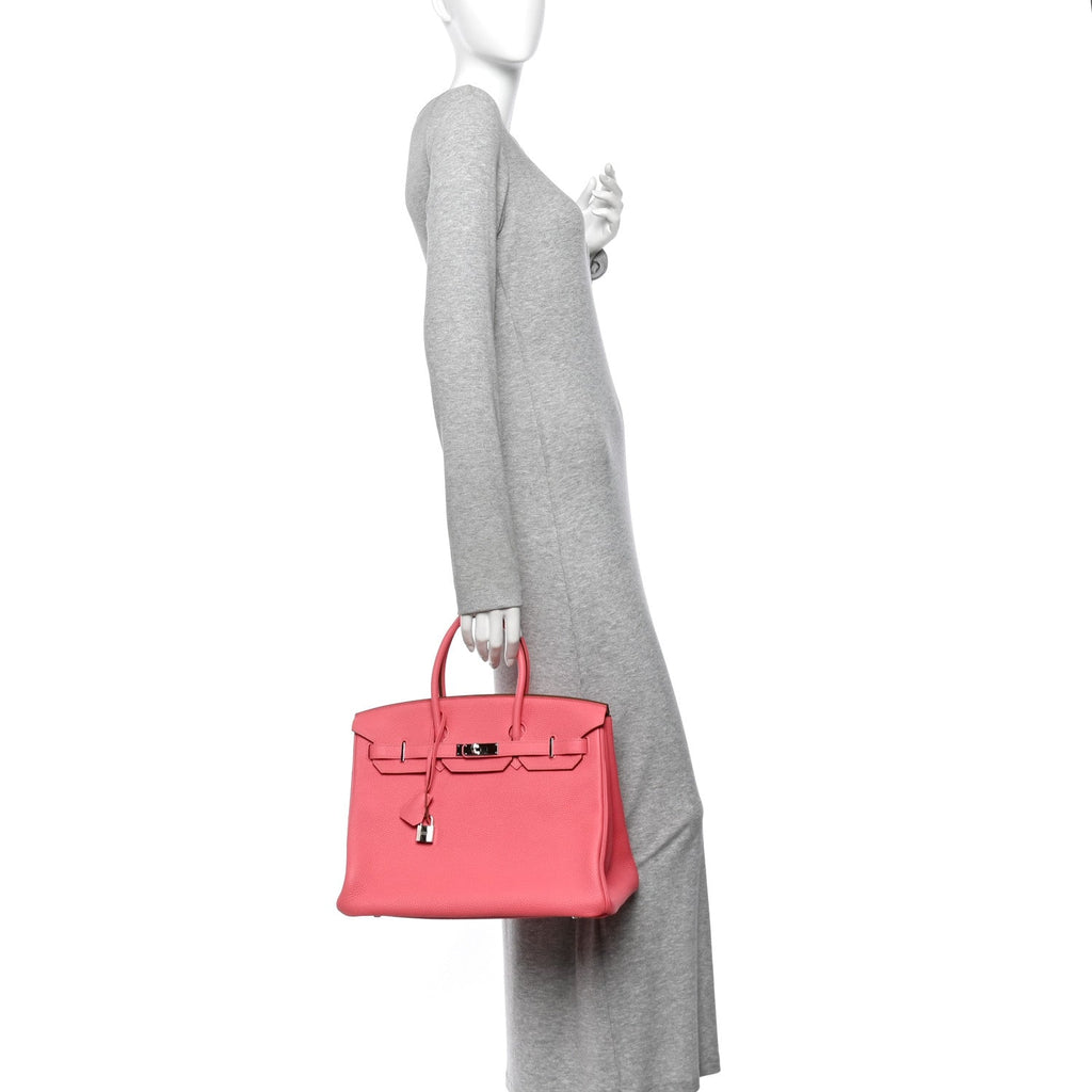 Togo Birkin 35 Rose Lipstick